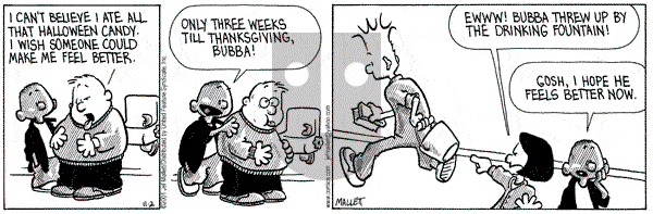 Frazz on Friday November 2, 2001 Comic Strip