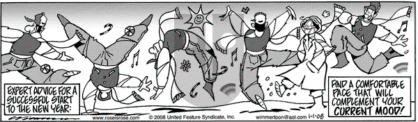 Rose is Rose on Tuesday January 1, 2008 Comic Strip