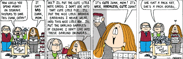 Cathy Classics - Thursday April 25, 2002 Comic Strip