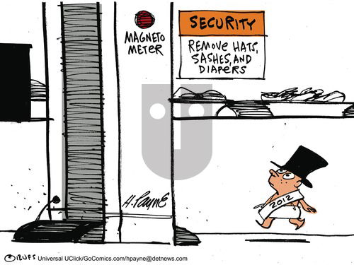 Henry Payne on Sunday January 1, 2012 Comic Strip