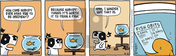 Pooch Cafe on Tuesday September 12, 2017 Comic Strip
