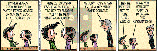 Grand Avenue on Wednesday December 30, 2009 Comic Strip