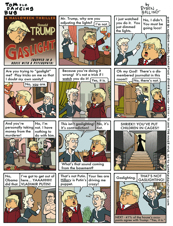 Tom the Dancing Bug on Friday October 26, 2018 Comic Strip