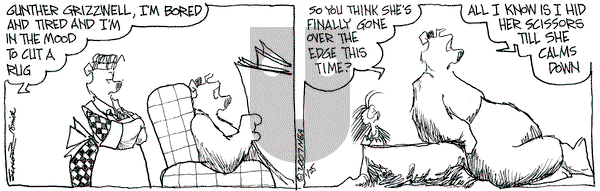 The Grizzwells on Thursday January 25, 2007 Comic Strip
