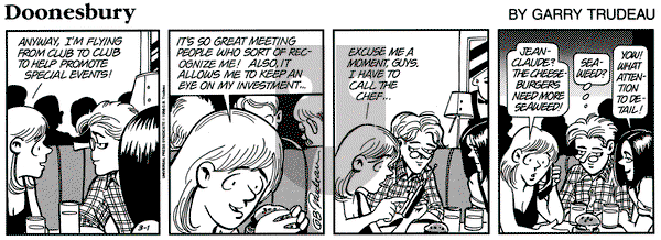 Doonesbury on Friday March 1, 1996 Comic Strip