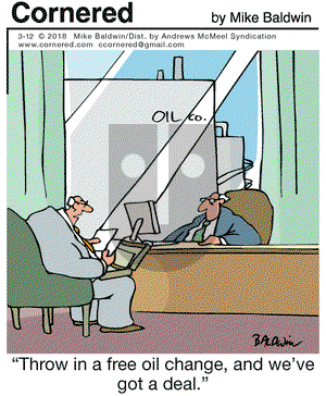 Cornered on Monday March 12, 2018 Comic Strip