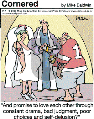 Cornered on Saturday February 7, 2009 Comic Strip