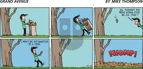 Grand Avenue on Sunday October 14, 2018 Comic Strip