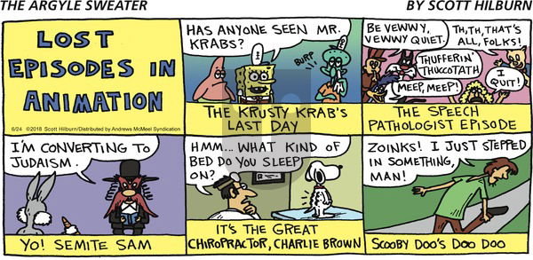 The Argyle Sweater on Sunday June 24, 2018 Comic Strip