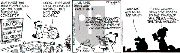Over the Hedge on Wednesday July 3, 1996 Comic Strip
