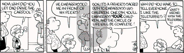 Drabble on Thursday June 8, 2000 Comic Strip