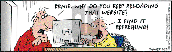 Frank and Ernest on Friday January 25, 2013 Comic Strip