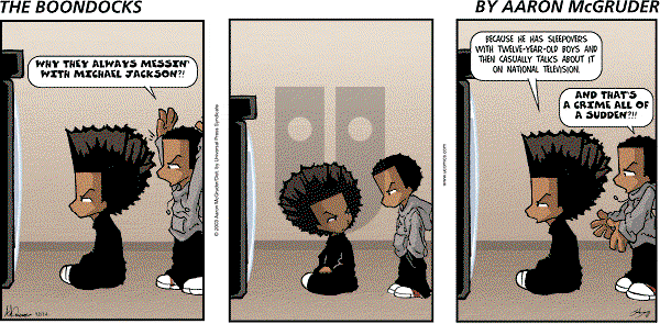 The Boondocks on Sunday July 17, 2011 Comic Strip
