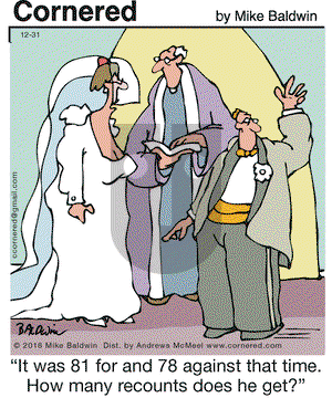Cornered on Monday December 31, 2018 Comic Strip