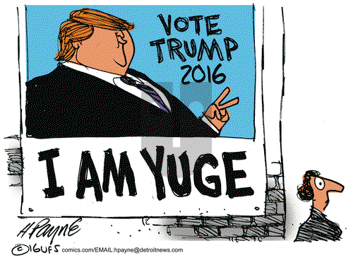 Henry Payne on Monday March 7, 2016 Comic Strip