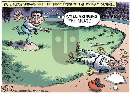 Rob Rogers on Sunday April 6, 2014 Comic Strip
