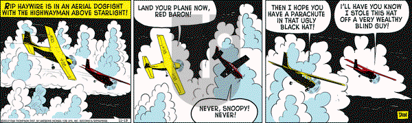 Rip Haywire on Monday November 13, 2017 Comic Strip