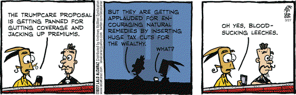La Cucaracha on Monday March 27, 2017 Comic Strip