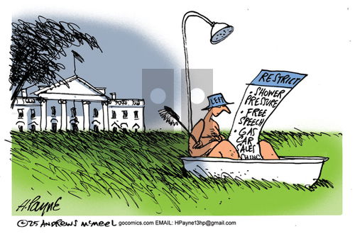 Henry Payne on Wednesday April 9, 2025 Comic Strip