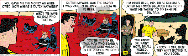 Rip Haywire on Saturday March 5, 2016 Comic Strip