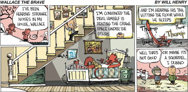 Wallace the Brave on Sunday February 2, 2020 Comic Strip