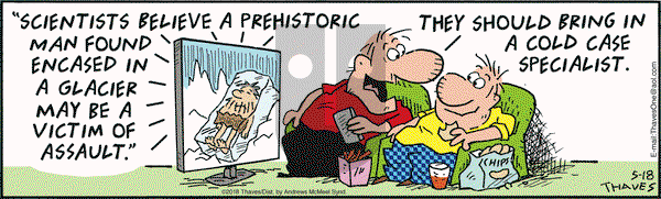 Frank and Ernest on Friday May 18, 2018 Comic Strip
