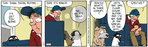 Get Fuzzy on Wednesday April 23, 2003 Comic Strip