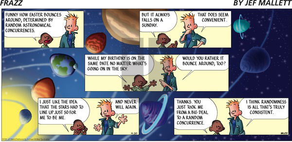 Frazz on Sunday April 20, 2025 Comic Strip