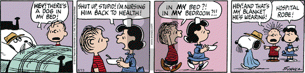 Peanuts - Saturday August 13, 2022 Comic Strip