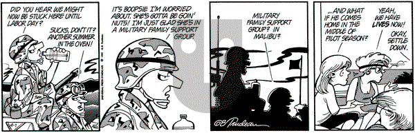 Doonesbury on Monday April 1, 1991 Comic Strip