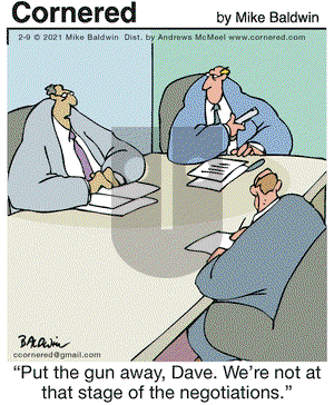 Cornered on Tuesday February 9, 2021 Comic Strip