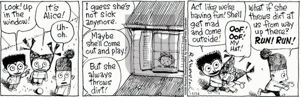 Cul de Sac on Monday January 14, 2008 Comic Strip