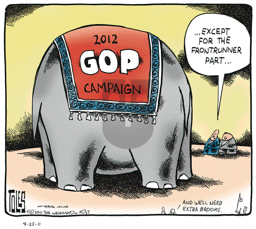 Tom Toles on Monday April 25, 2011 Comic Strip