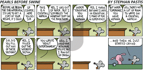 Pearls Before Swine on Sunday September 28, 2003 Comic Strip