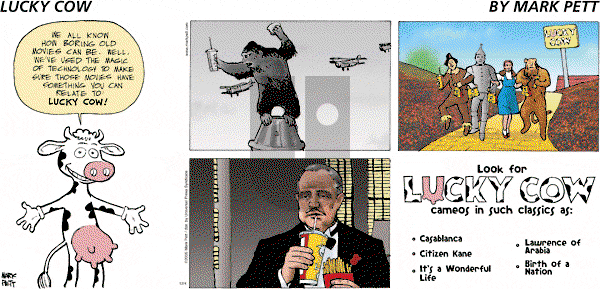 Lucky Cow on Sunday December 4, 2005 Comic Strip