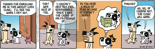 Pooch Cafe on Friday October 20, 2017 Comic Strip