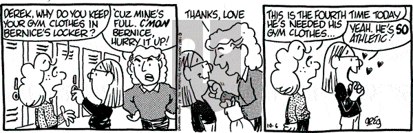 Luann on Tuesday October 6, 1987 Comic Strip