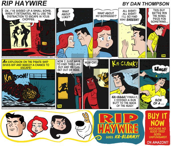 Rip Haywire on Sunday July 2, 2017 Comic Strip