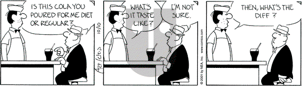 The Born Loser on Friday November 9, 2001 Comic Strip