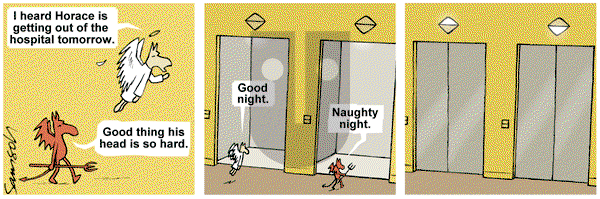 Dark Side of the Horse on Sunday January 23, 2011 Comic Strip