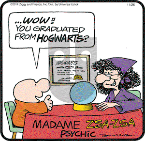 Ziggy on Wednesday November 26, 2014 Comic Strip