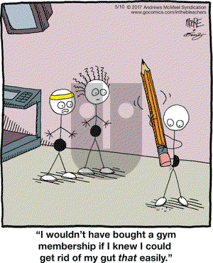 In the Bleachers on Wednesday May 10, 2017 Comic Strip