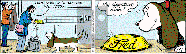 Fred Basset on Monday March 7, 2016 Comic Strip