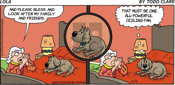 Lola on Sunday December 7, 2014 Comic Strip