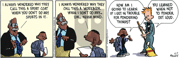Frazz on Saturday November 7, 2009 Comic Strip