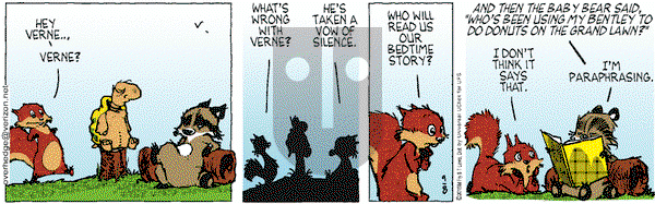 Over the Hedge on Tuesday September 8, 2015 Comic Strip