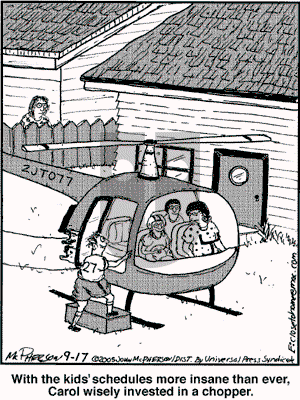 Close to Home on Saturday September 17, 2005 Comic Strip