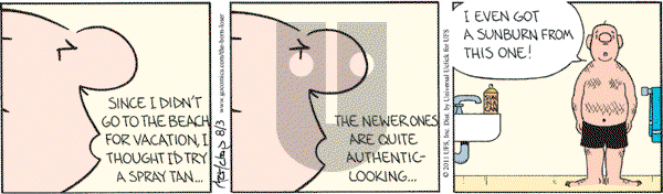 The Born Loser on Wednesday August 3, 2011 Comic Strip