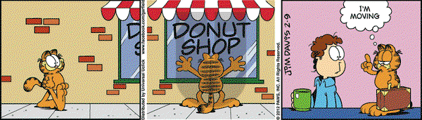 Garfield on Thursday February 9, 2012 Comic Strip