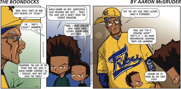 The Boondocks on Thursday September 21, 2006 Comic Strip